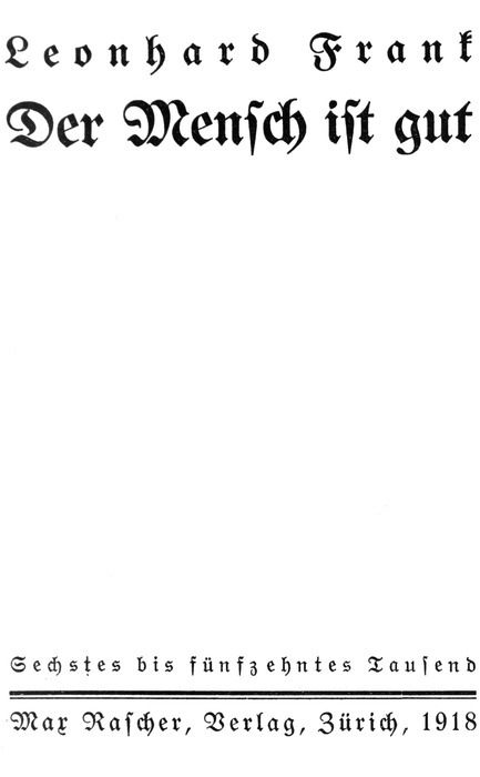 Der Mensch Ist Gut