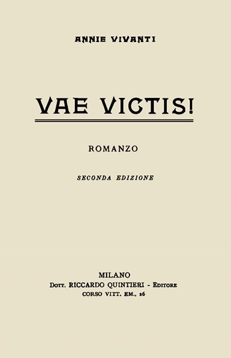 Vae Victis! Romanzo