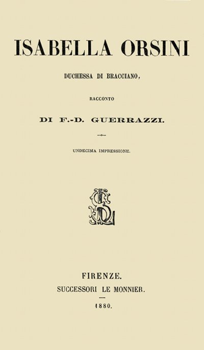 Isabella Orsini, Duchessa Di Bracciano