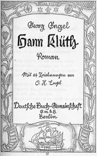 Hann Klüth: Roman