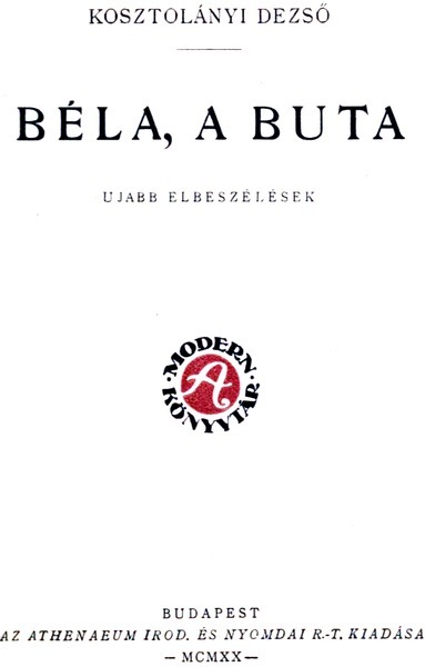 Béla, a Buta