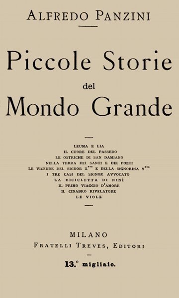 Piccole Storie Del Mondo Grande