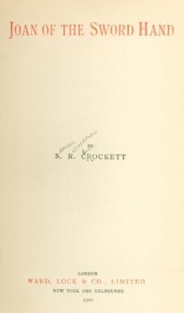 Joan of the Sword Hand