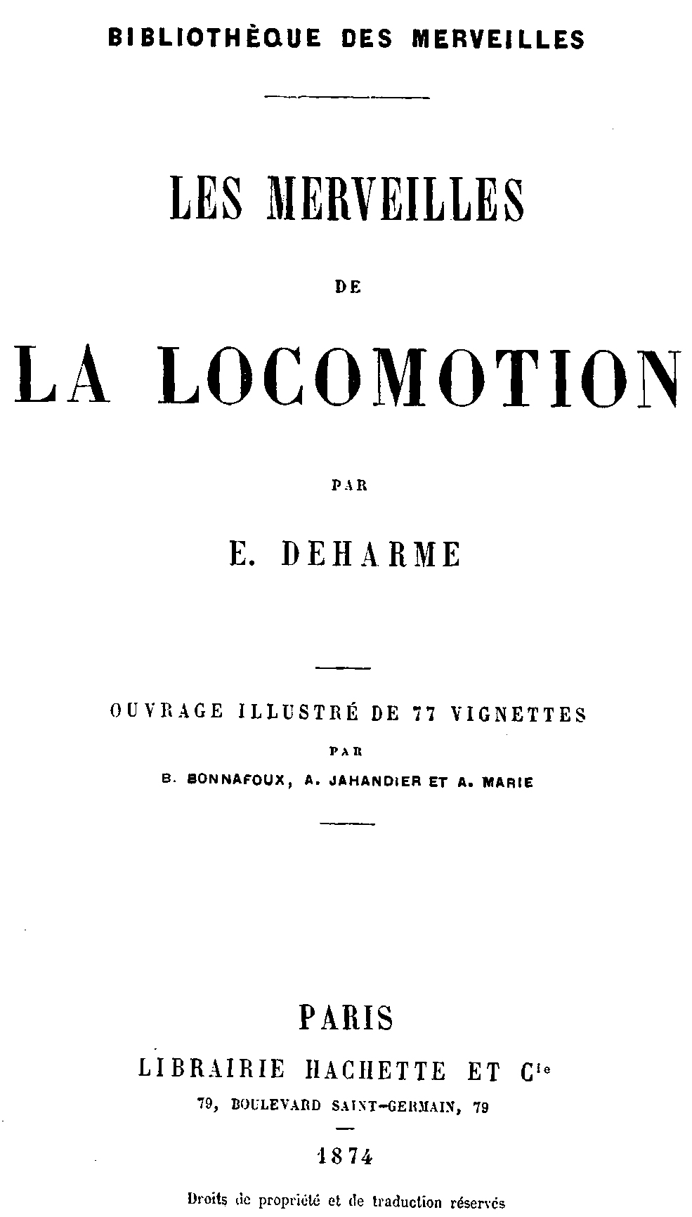 Les Merveilles De La Locomotion
