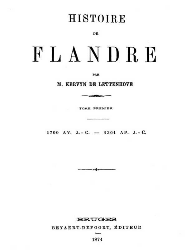 Histoire De Flandre (t. 1/4)