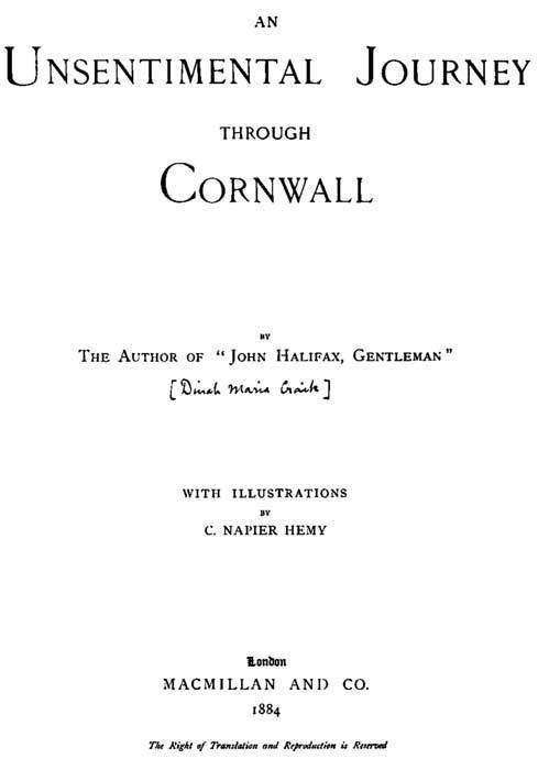 An Unsentimental Journey Through Cornwall