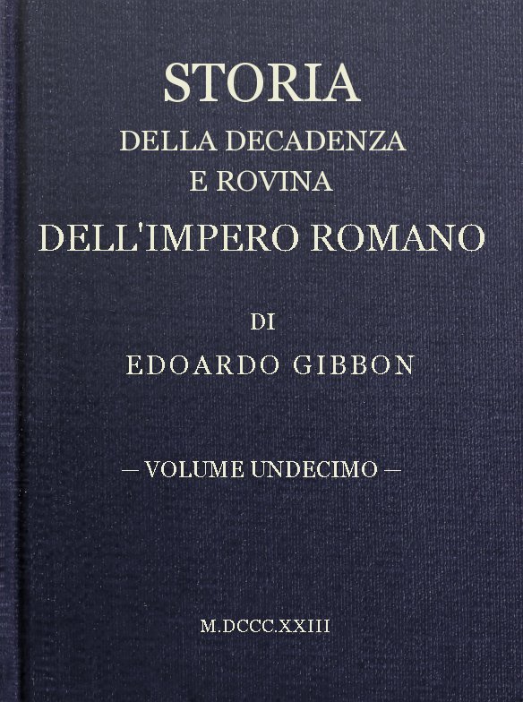 Storia Della Decadenza E Rovina Dell'impero Romano, Volume 11