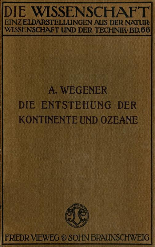 Die Entstehung Der Kontinente Und Ozeane
