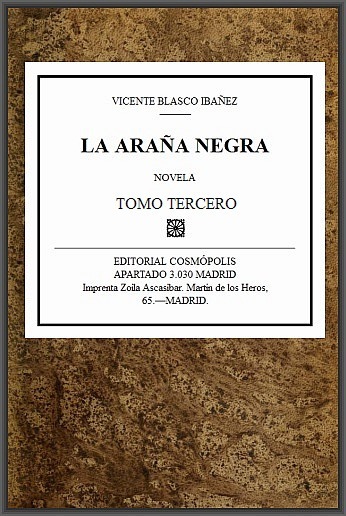 La Araña Negra, T. 3/9