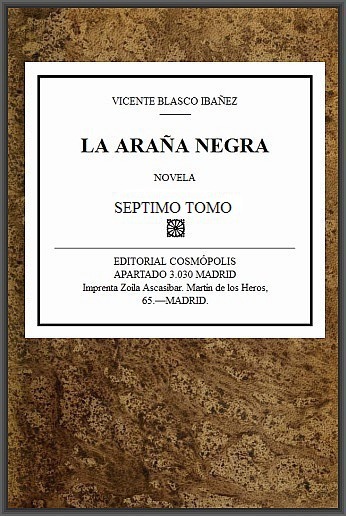 La Araña Negra, T. 7/9
