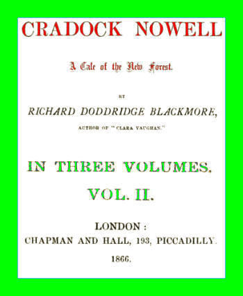 Cradock Nowell: A Tale of the New Forest. Vol. 2 (of 3)