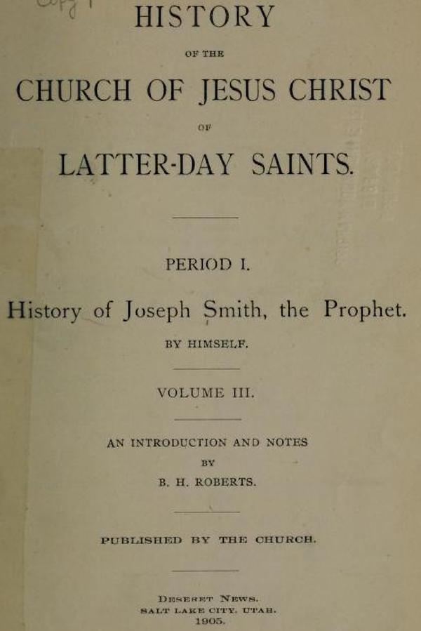 History of the Church of Jesus Christ of Latter-Day Saints, Volume 3