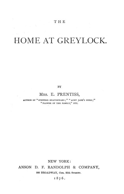 The Home at Greylock