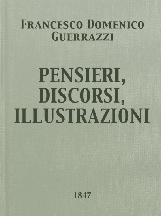 Pensieri, Discorsi, Illustrazioni