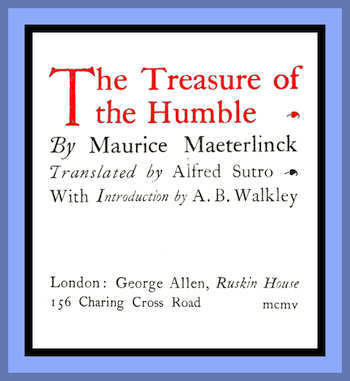 The Treasure of the Humble