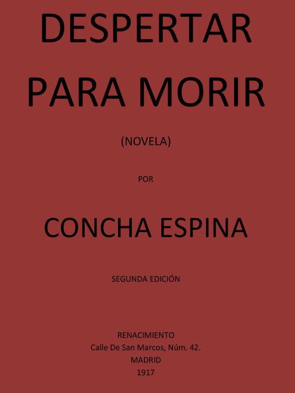 Despertar Para Morir (novela)