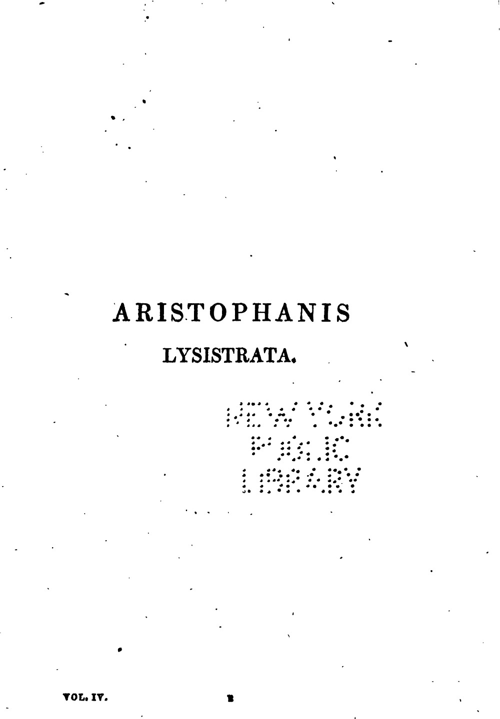 Aristophanis Lysistrata