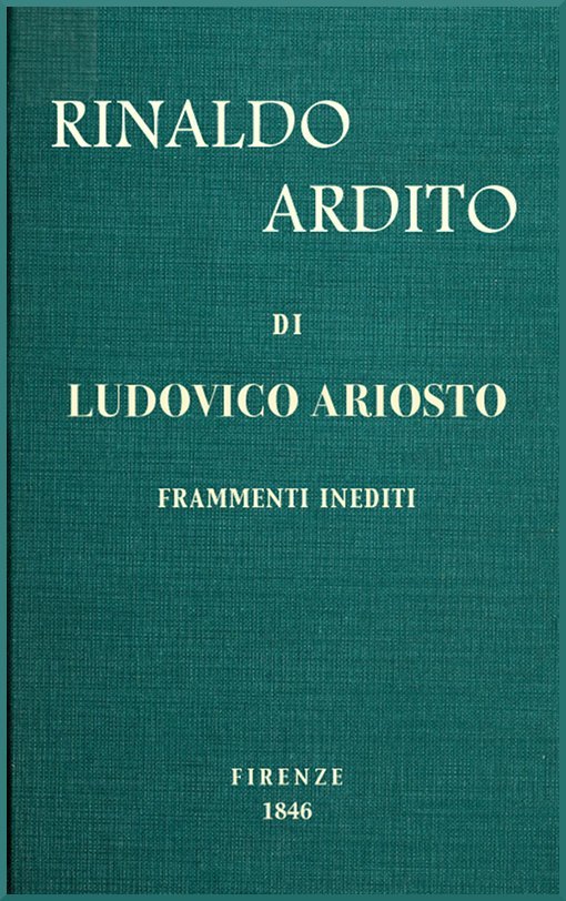 Rinaldo Ardito: Frammenti Inediti Pubblicati Sul Manoscritto Originale