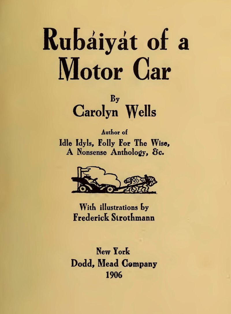 Rubáiyát of a Motor Car