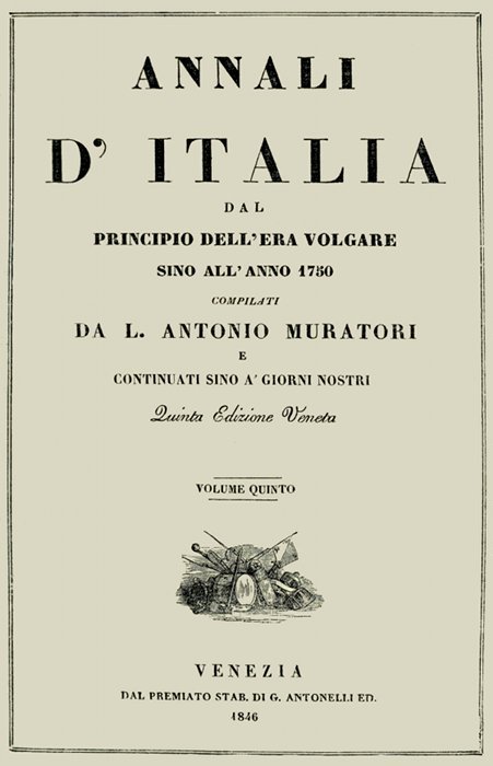 Annali D'italia, Vol. 5dal Principio Dell'era Volgare Sino All'anno 1750