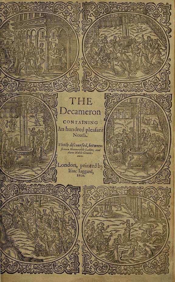 The Decameron (day 6 to Day 10)containing an Hundred Pleasant Novels