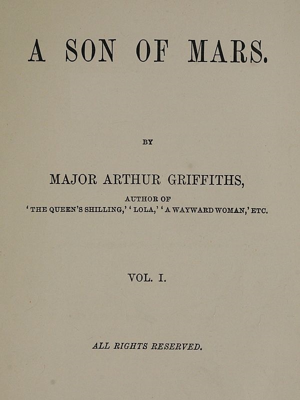 A Son of Mars, Volume 1