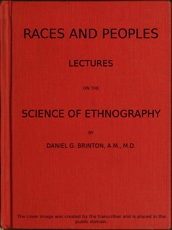 Races and Peoples: Lectures on the Science of Ethnography