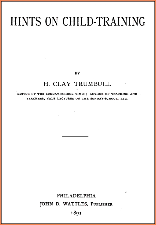 Hints on Child-Training