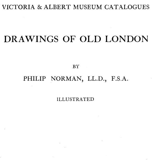 Drawings of Old London