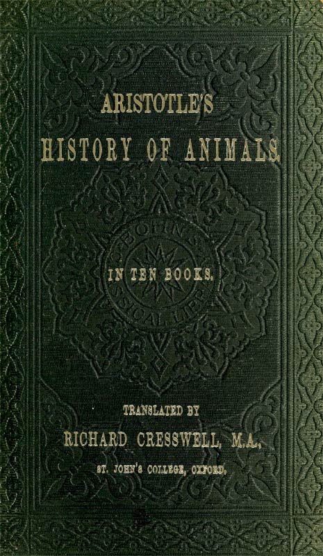 Aristotle's History of Animals