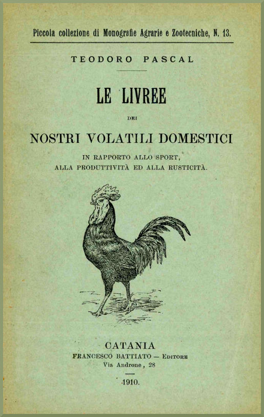 Le livree dei nostri volatili domestici