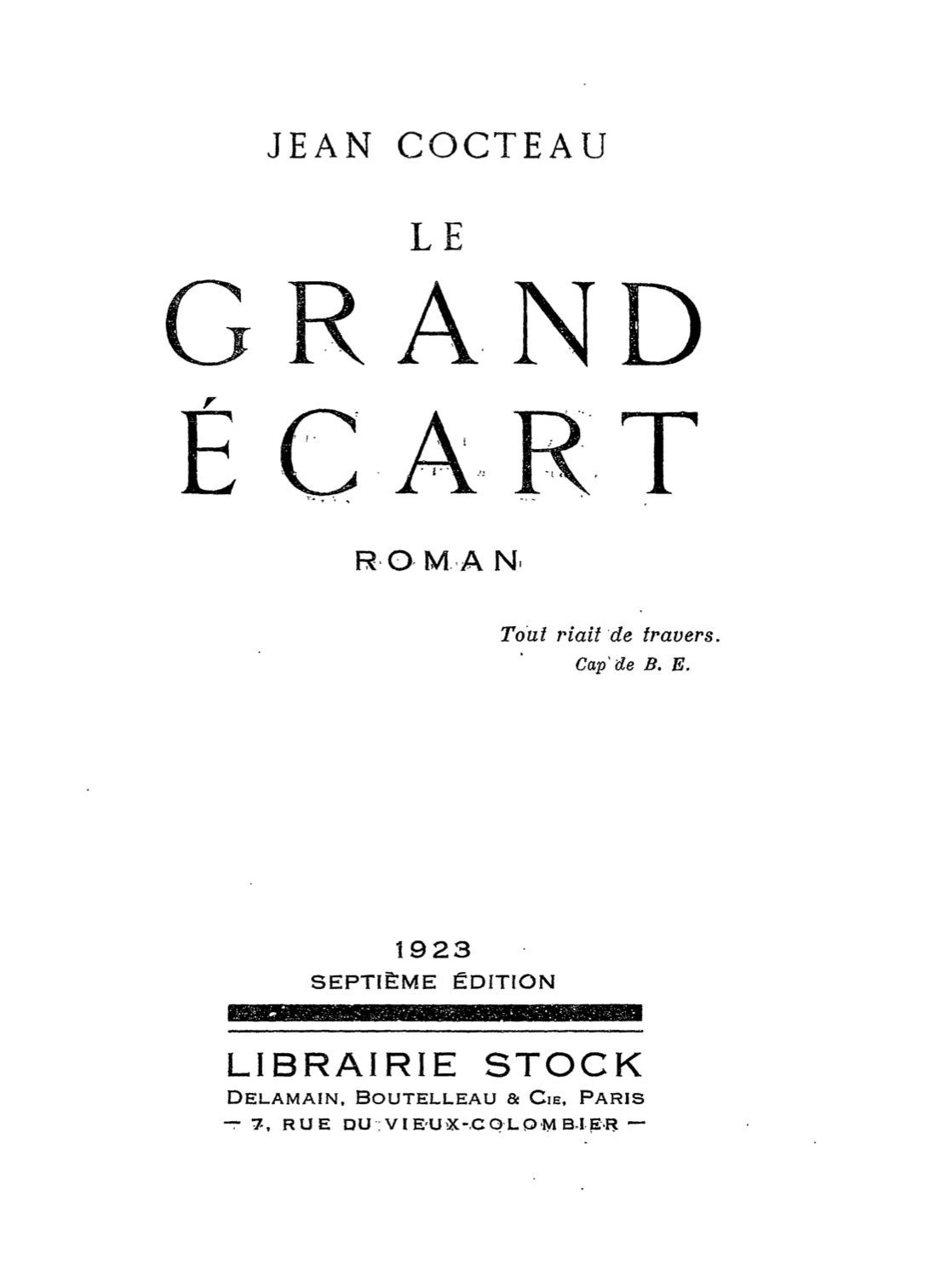 Le Grand Écart