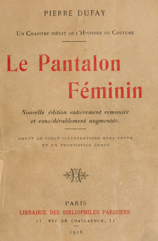 Le Pantalon Féminin