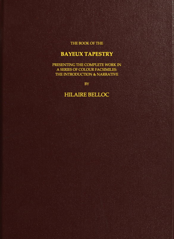 The Book of the Bayeux Tapestry