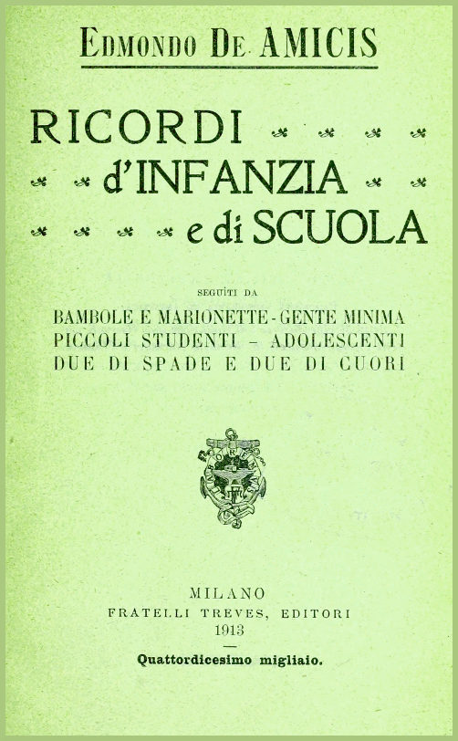 Ricordi d'infanzia e di scuola