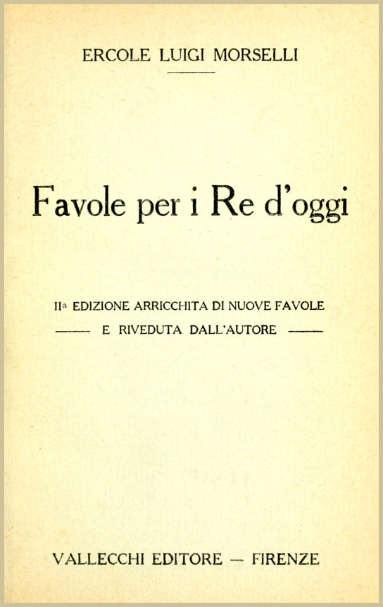 Favole per i Re d'oggi