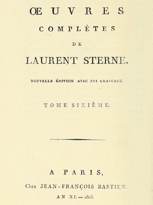 Oeuvres complètes, tome 6