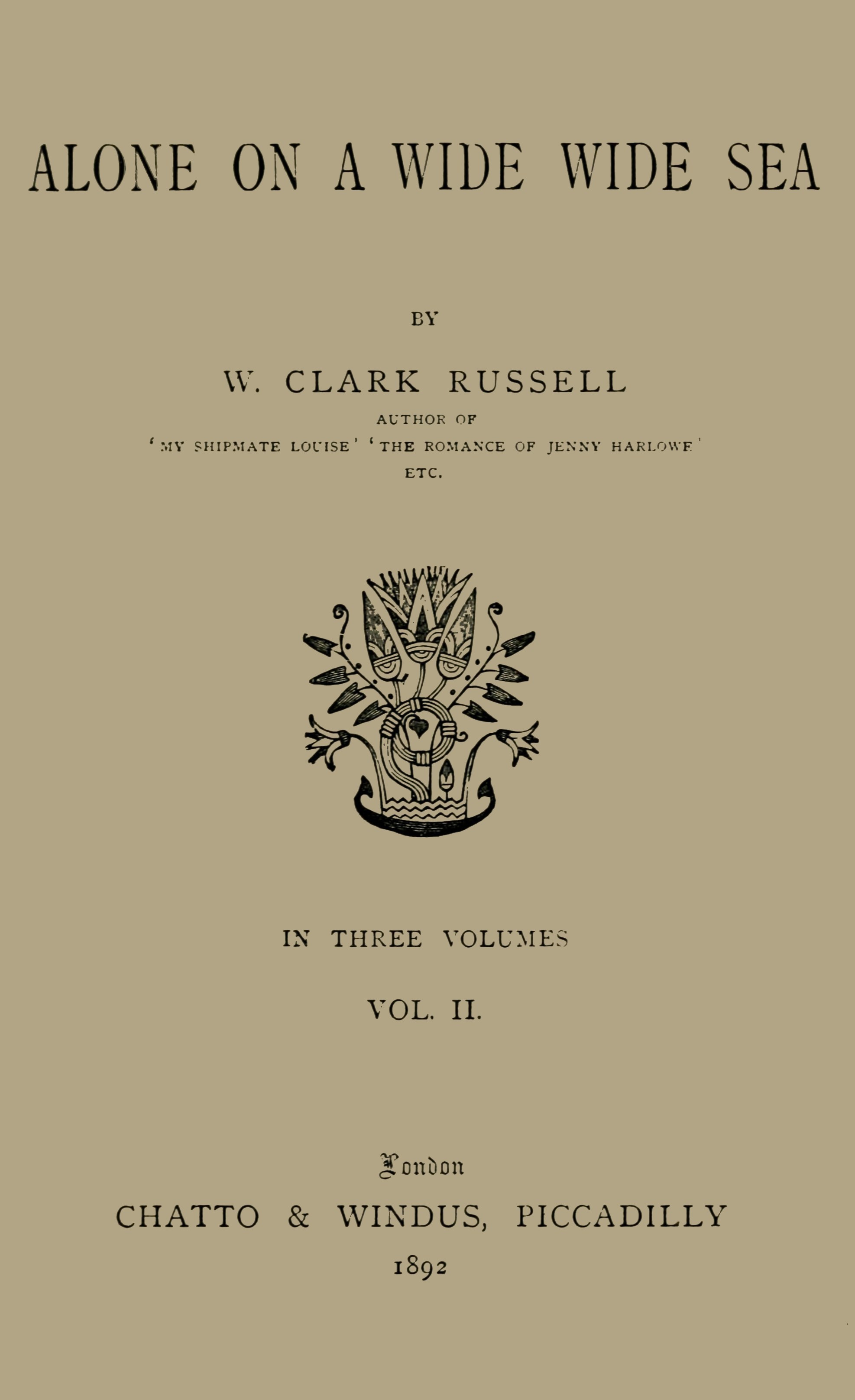 Alone on a Wide Wide Sea, Vol. 2 (of 3)