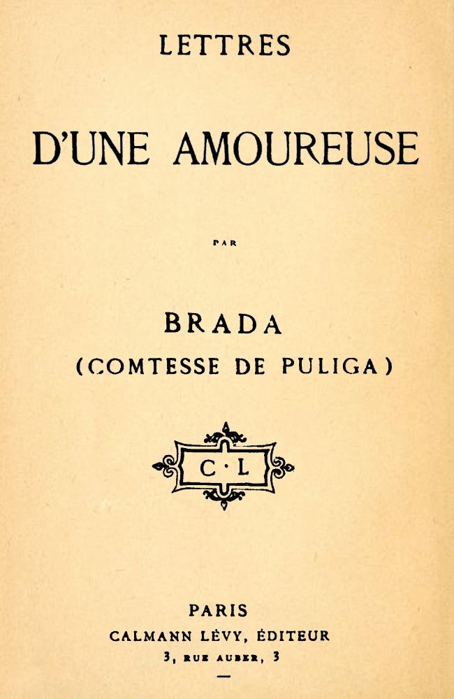 Lettres d'une amoureuse