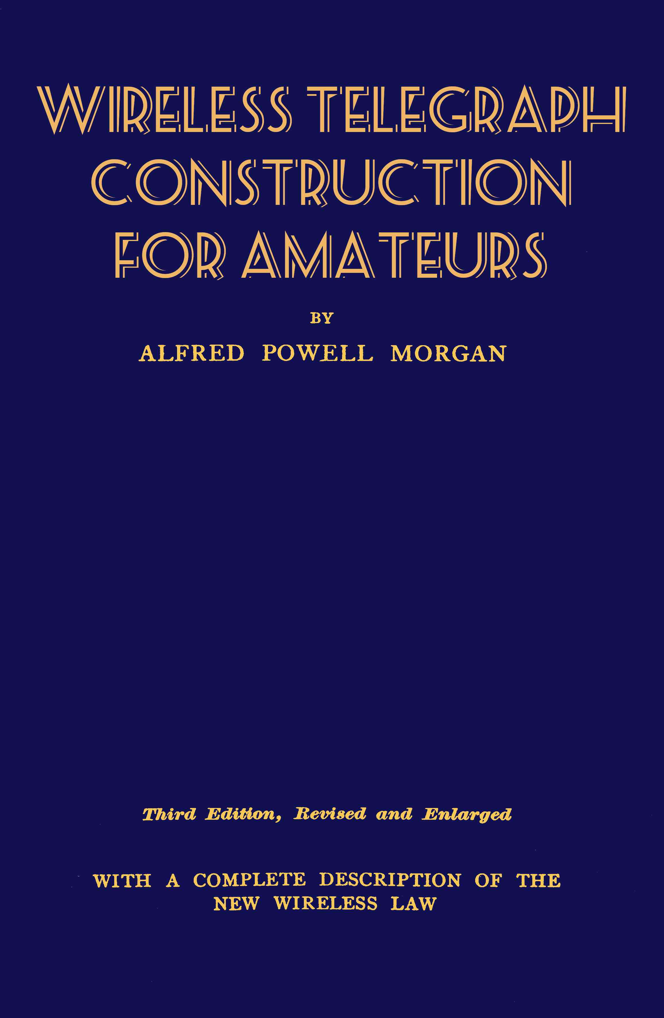 Wireless Telegraph Construction For Amateurs