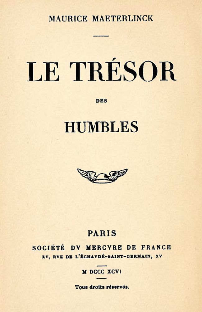 Le trésor des humbles