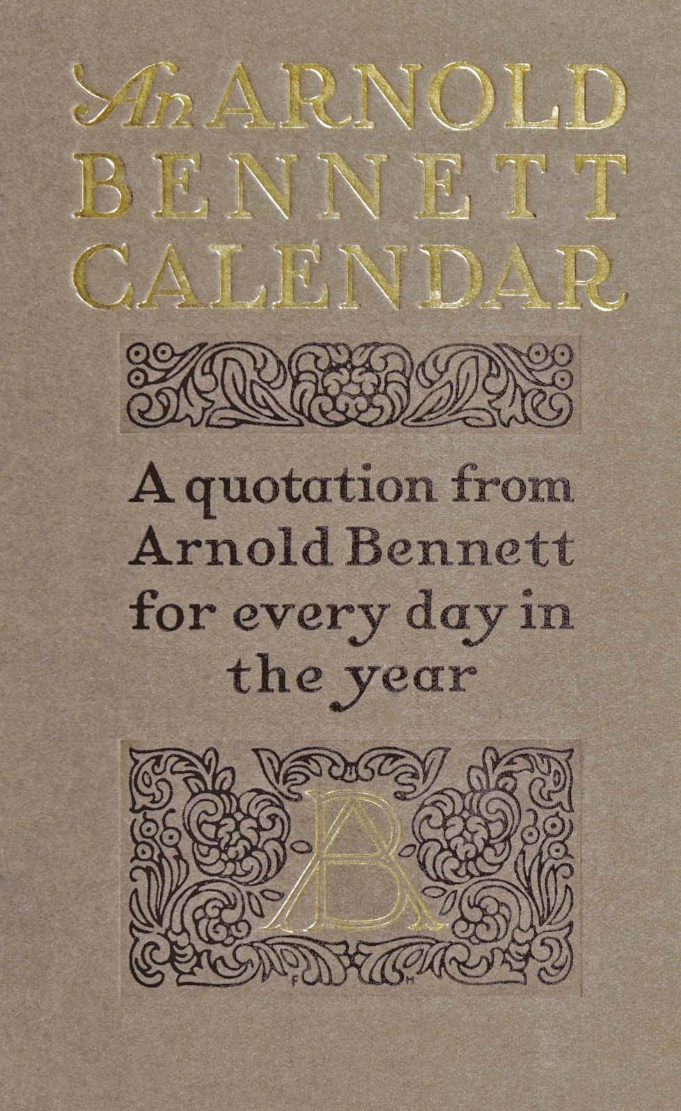 The Arnold Bennett Calendar
