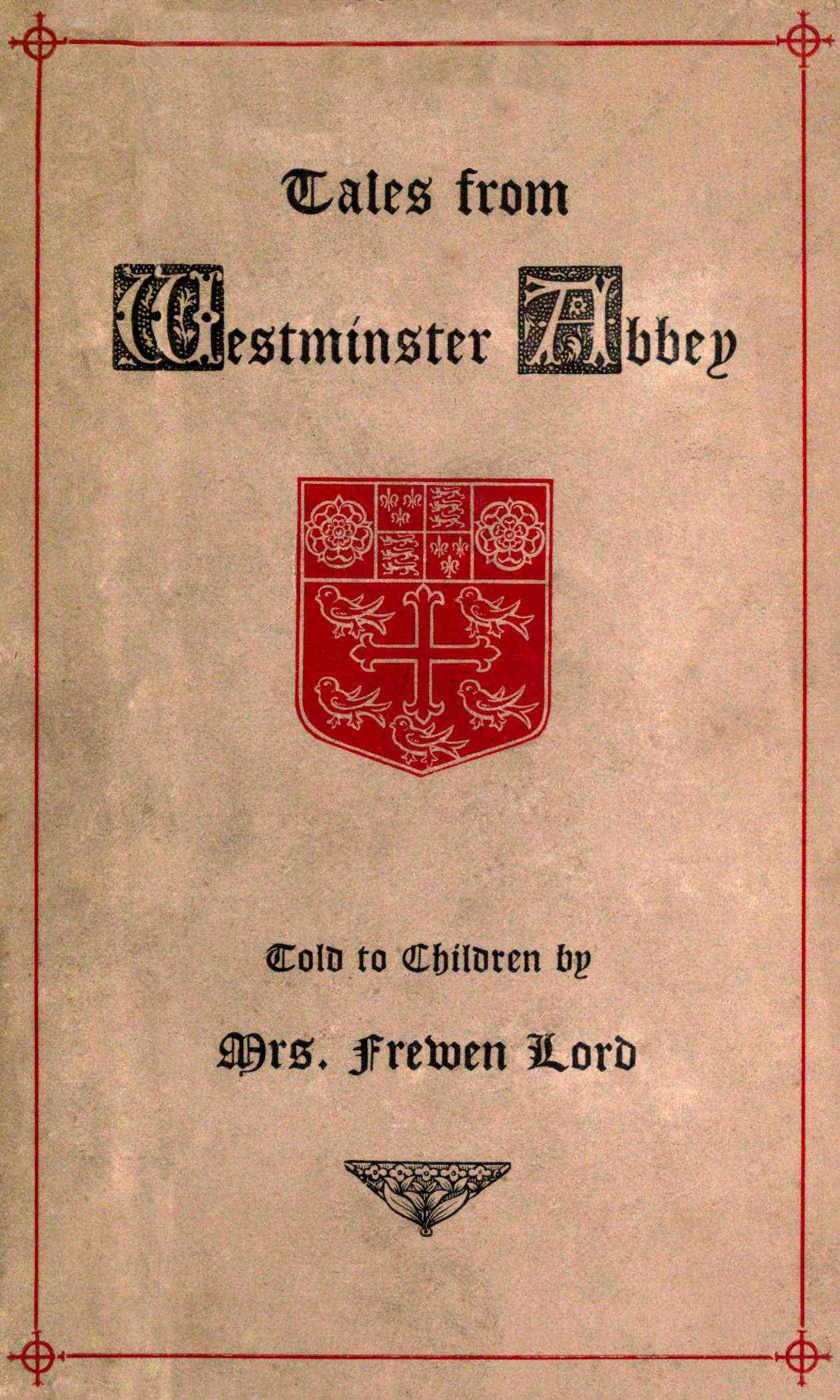 Tales from Westminster Abbey Told to Children