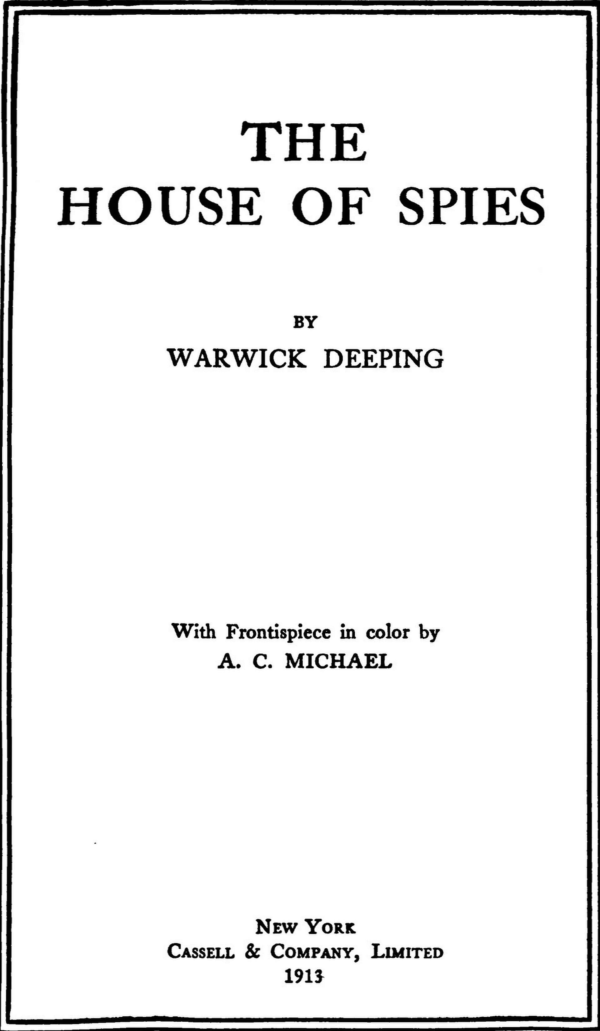 The House of Spies