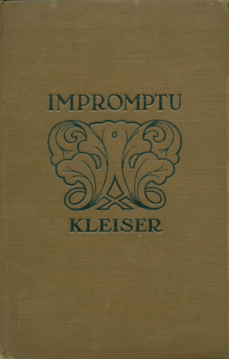 "Impromptu"; or, How to Think on Your Feet