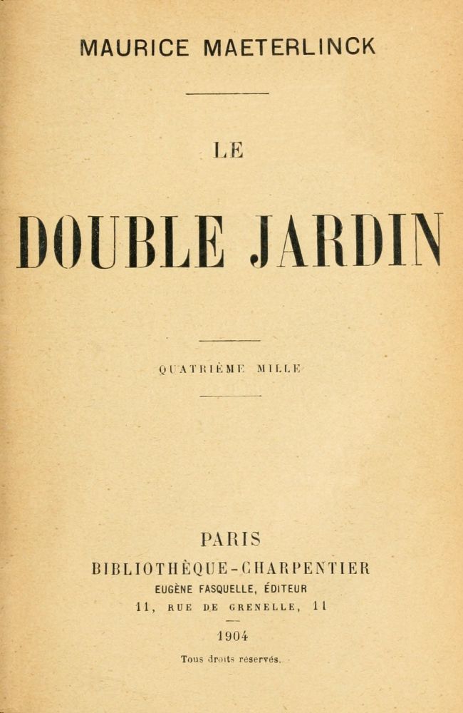 Le Double Jardin