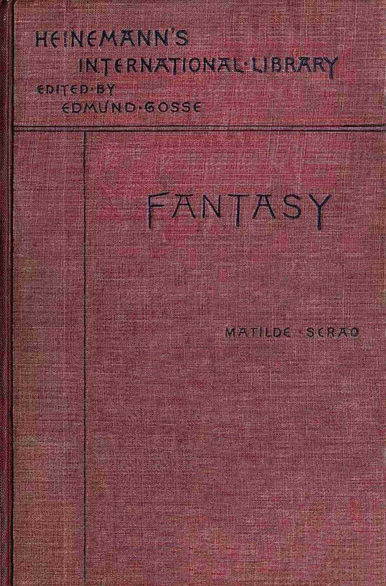 Fantasy: A Novel