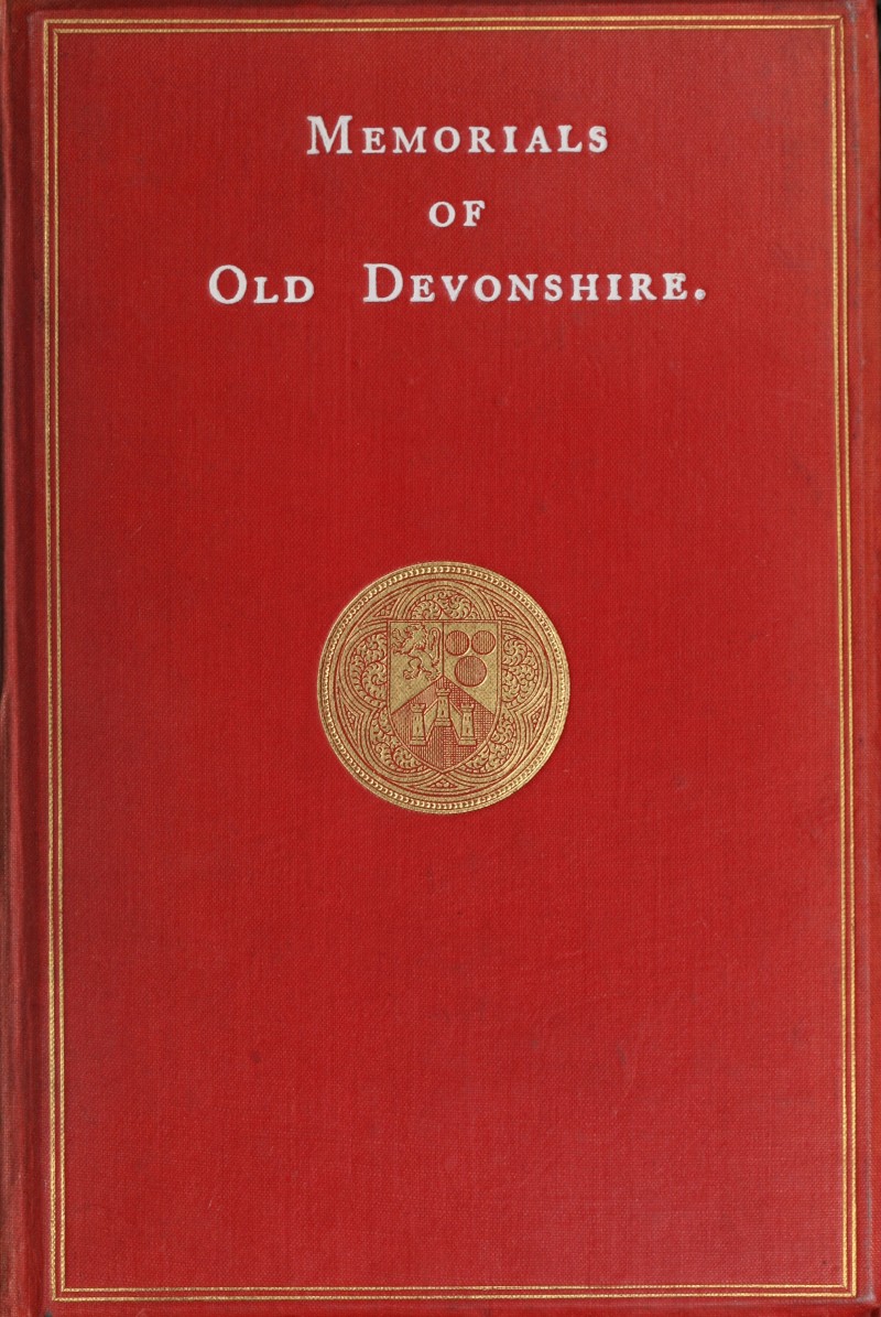 Memorials of Old Devonshire