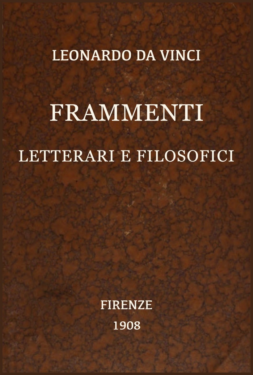 Frammenti Letterari E Filosofici