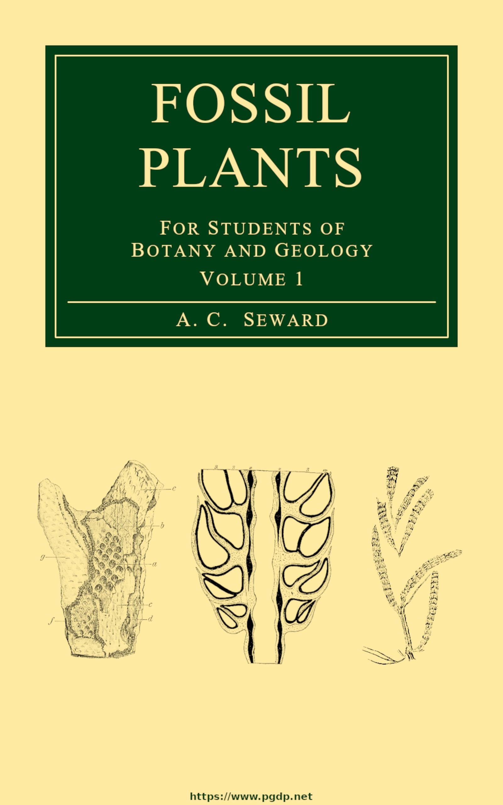 Fossil Plants, Vol. 1: [A Text-book] for Students of Botany and Geology